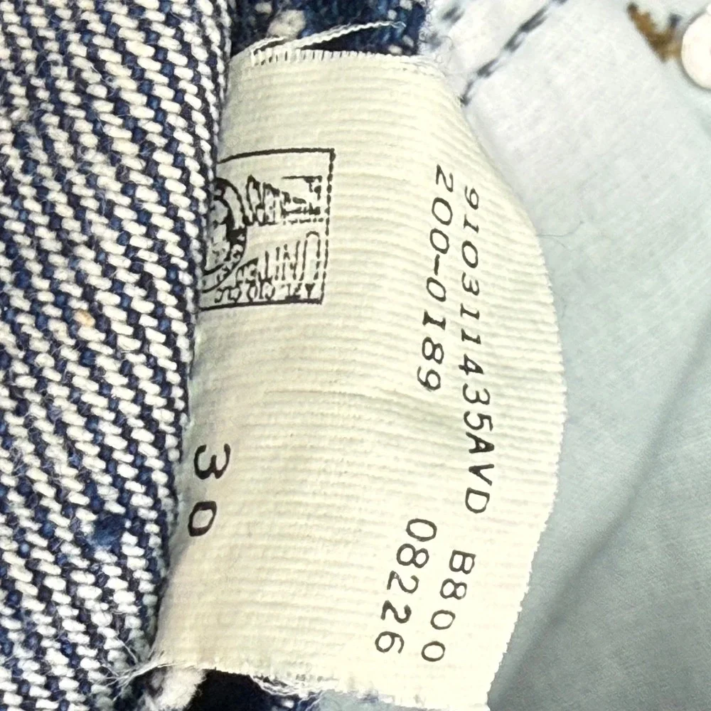 Lee Riders Jeans Mens 40x30 Blue Vintage Union Made in USA Straight Leg Denim